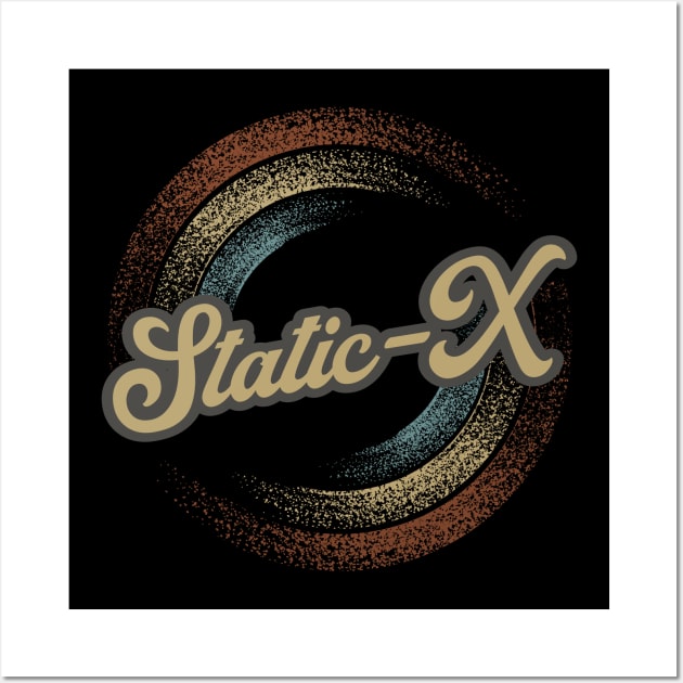 Static-X Circular Fade Wall Art by anotherquicksand